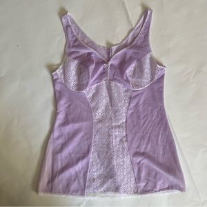 Lilac lingerie top vintage